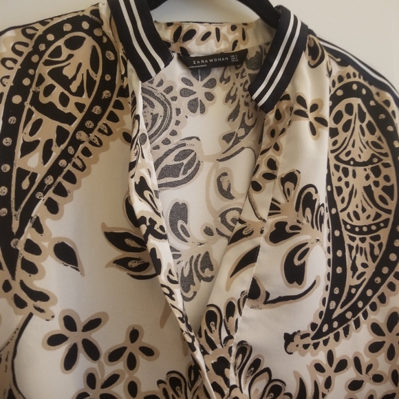 Zara Paisley long oversized shirt - Picture 3 of 6